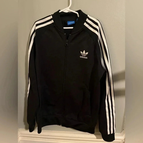 Adidas Black Track Jacket - Picture 1 of 6